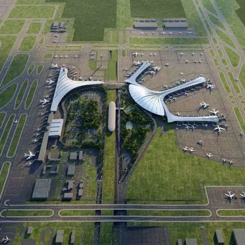 长春龙嘉机场俯瞰图